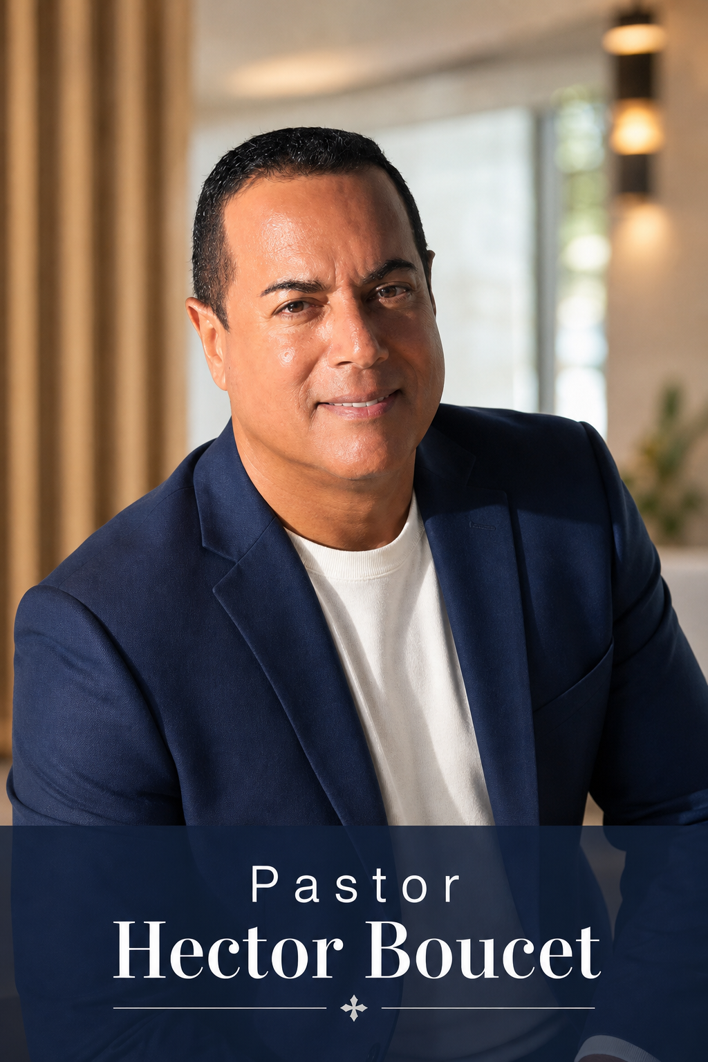 Pastor Hector Boucet, lead pastor of The Gathering Church in Hormigueros, Puerto Rico
